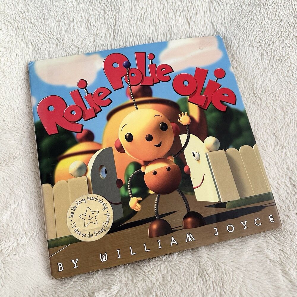 Vintage Disney Jr Rolie Polie Olie By William Joyce Picture Book 90s Dust Cover